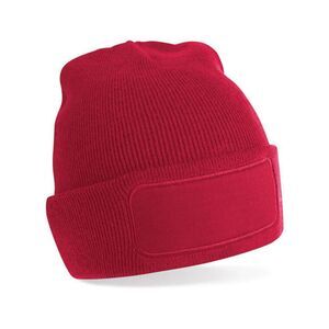 Beechfield Unisex Adult Original Patch Beanie / Classic Red